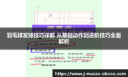 羽毛球发球技巧详解 从基础动作到进阶技巧全面解析